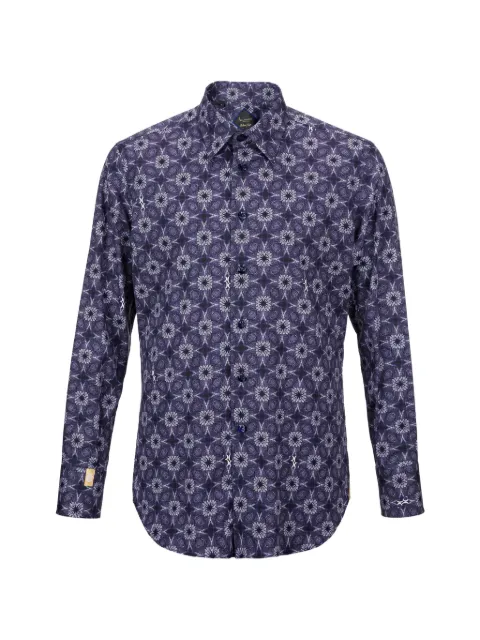 Billionaire geometric-print shirt Purple I18CMRP0423BTE002N