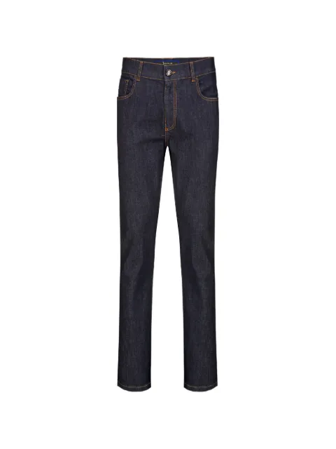 Billionaire logo-embroidered jeans Blue B19CMDT1362BTE001N