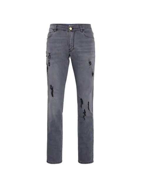 Billionaire distressed straight-cut jeans Grey B19CMDT1380BTE001N
