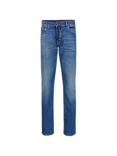 Billionaire embroidered-detail straight jeans Blue O18CMDT1217BXV001N