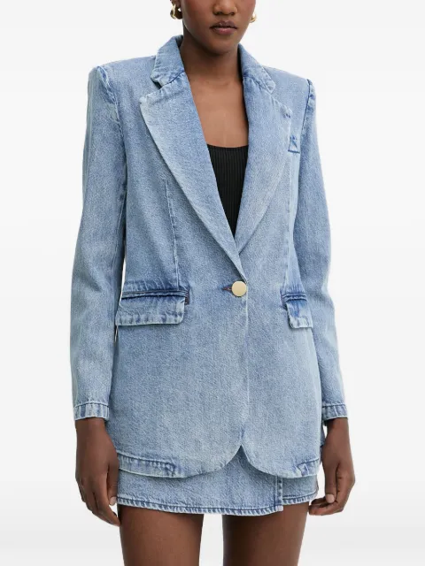 Armani Exchange single-breasted denim blazer Blue XW002262AF21338
