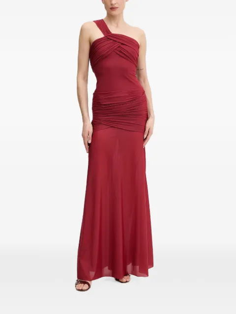 Aniye By Xena one-shoulder ruched maxi dress Red 185123