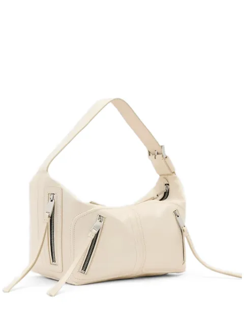 AllSaints Jean Rey buckle-detail zip-fastening shoulder bag Neutrals W131XE