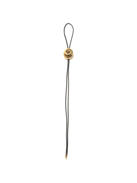 Panconesi Blow Up cord bolo tie Gold CAONE002S