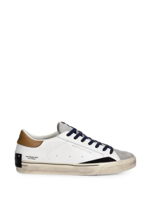 Crime London 2.0 distressed panelled sneakers White 11070AA8
