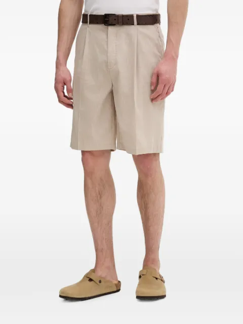 Les Deux pleated twill shorts Neutrals 1001342