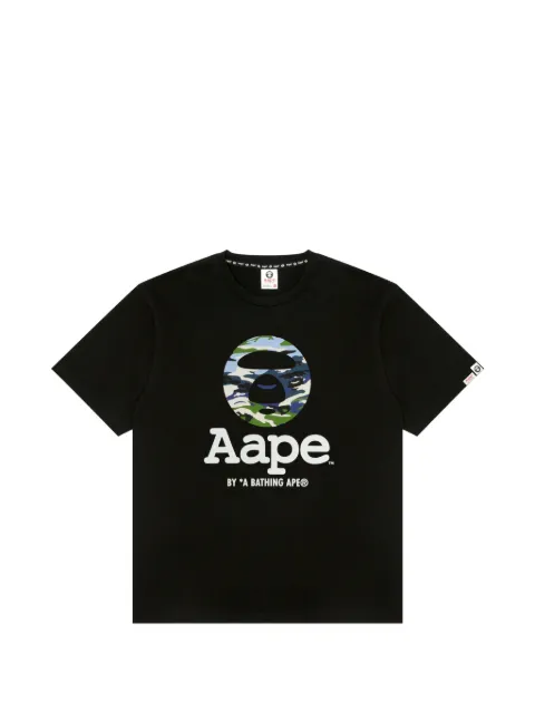 AAPE BY *A BATHING APE® camo print T-shirt Black ATE1834XXQ