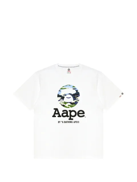 AAPE BY *A BATHING APE® camouflage graphic T-shirt White ATE1834XXQ