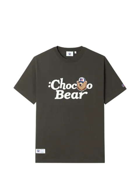 CHOCOOLATE graphic-print cotton T-shirt Grey B1XTEM00721X