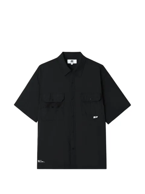 CHOCOOLATE short-sleeve utility shirt Black B1XSRM00820X