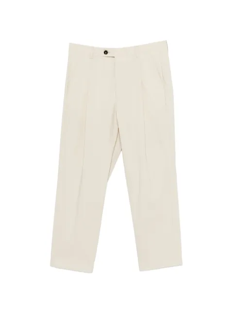 BE ABLE pressed-crease trousers Neutrals DARAUL