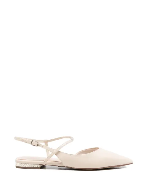 TAMARIS buckle-strap flat pumps Neutrals 12940946
