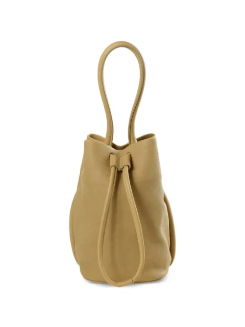 Uma Wang small drawstring-fastening bucket bag Neutrals UB0090