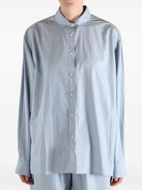 Baserange striped long-sleeve shirt Blue TSKEPOSU26