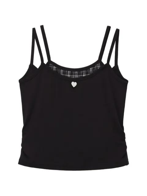 izzue double-strap logo-plaque top Black IZXVTW00949X