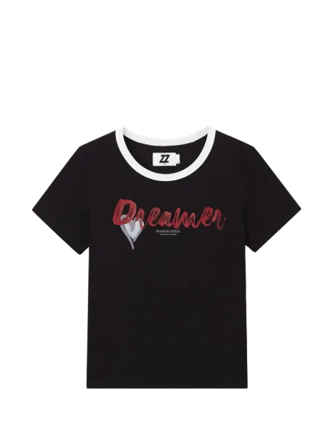 izzue Dreamer graphic-print T-shirt Black IZXTEW00925X