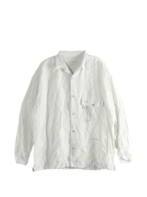 and Wander crinkled-effect shirt Neutrals 5746183051