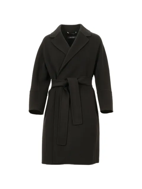 'S Max Mara belted notch-lapel coat Black 9016096106
