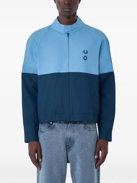 Fred Perry X Criag Green logo-embroidery jacket Blue SJ211641C
