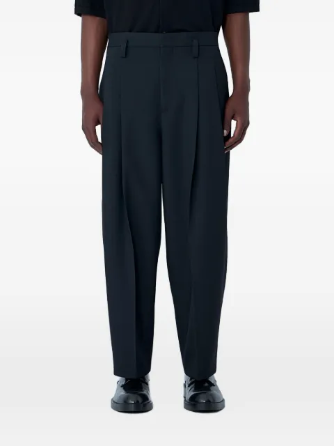 Jil Sander pleated trousers Black J61KA0063J70001