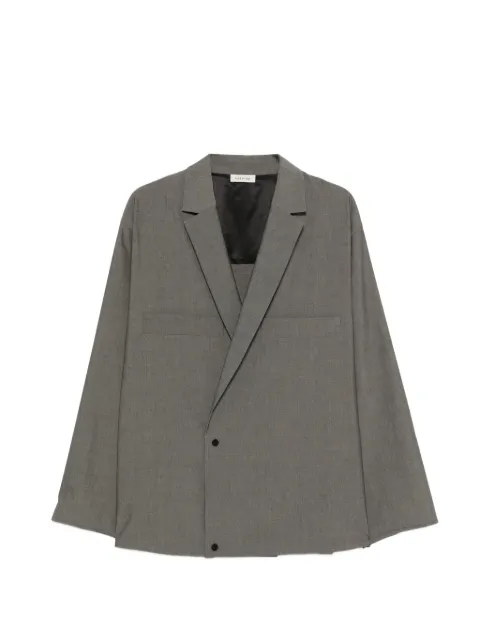 Fear Of God notch-lapel press-stud shirt jacket Grey FG9M62629OXF