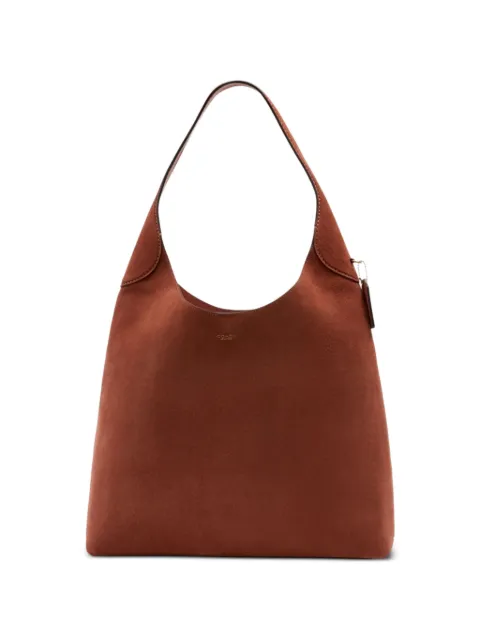Coach Brooklyn 39 suede logo-print tote bag Brown CW636