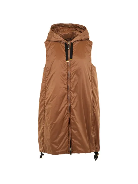 Max Mara The Cube hooded gilet Brown 2629296054600