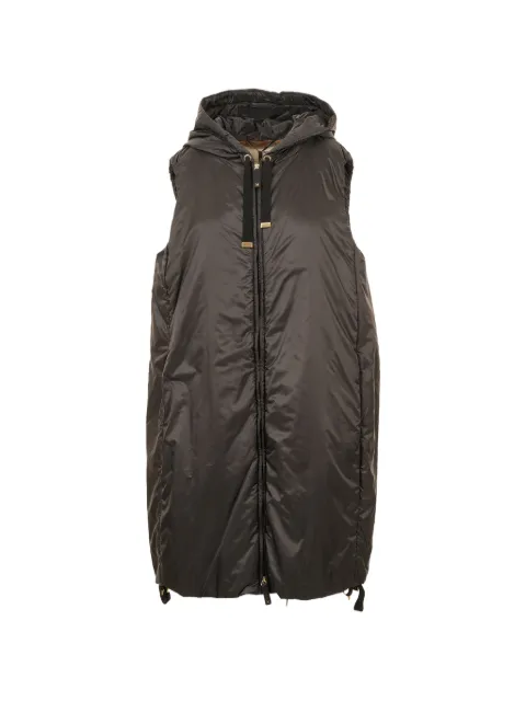 Max Mara The Cube hooded sleeveless coat Black 2629296054600