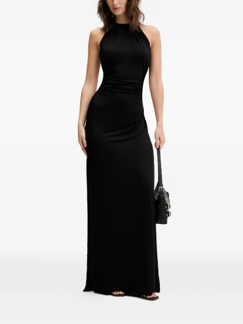 Karl Lagerfeld Jeans halterneck maxi dress Black B2W13034999