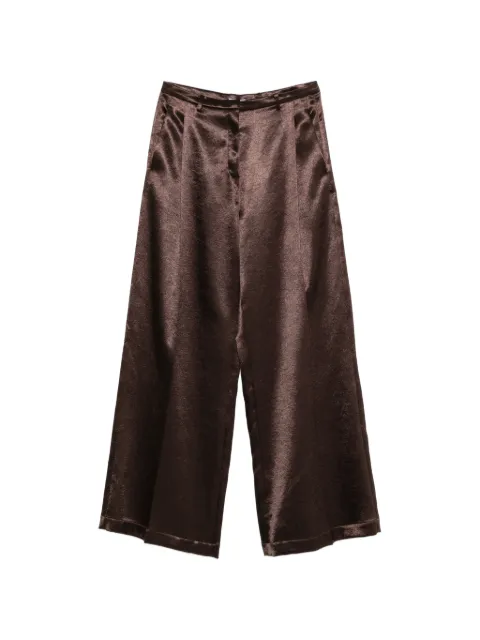 Alysi belt-loop pocket palazzo pants Brown 116137P6061