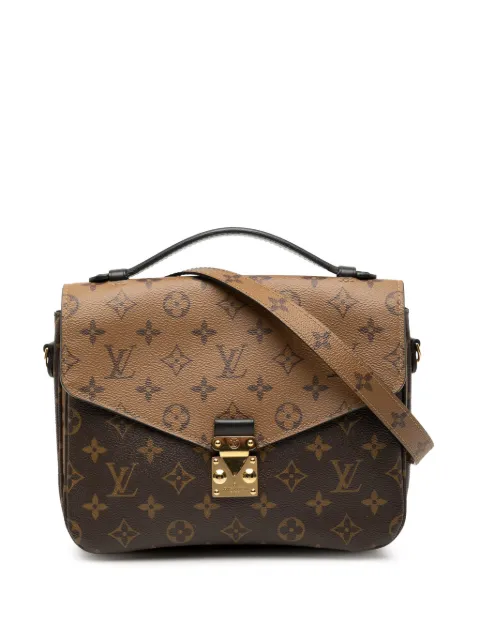 Louis Vuitton Pre-Owned 2010-2026 Monogram Reverse Pochette Metis satchel Brown OVOXQMXNA5KBEZ35