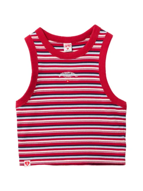 APEE™ by *A BATHING APE® striped crop top Red 0PXTKAS214B6QBDA00S