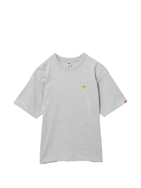 APEE™ by *A BATHING APE® star embroidered T-shirt Grey 0PXTEAS241A6QGY200F