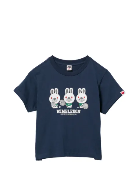 APEE™ by *A BATHING APE® rabbit graphic T-shirt Blue 0PXTEAS262A6QNYX00S