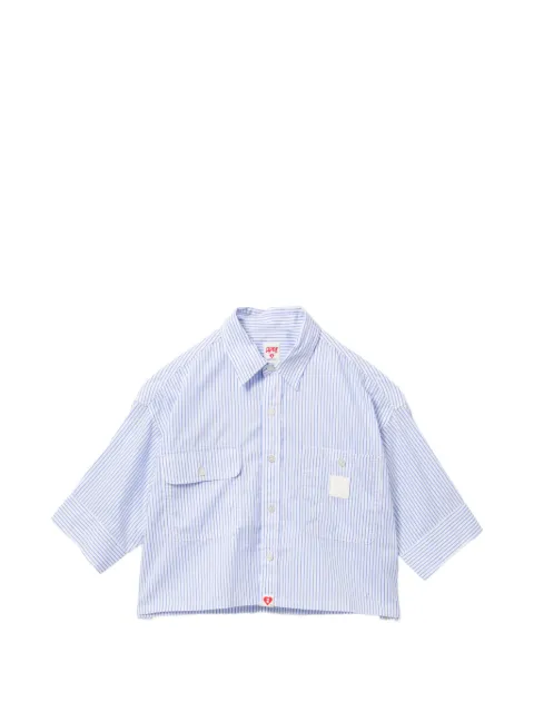 APEE™ by *A BATHING APE® striped shirt Blue 0PXSRAS132B6QBLA00S