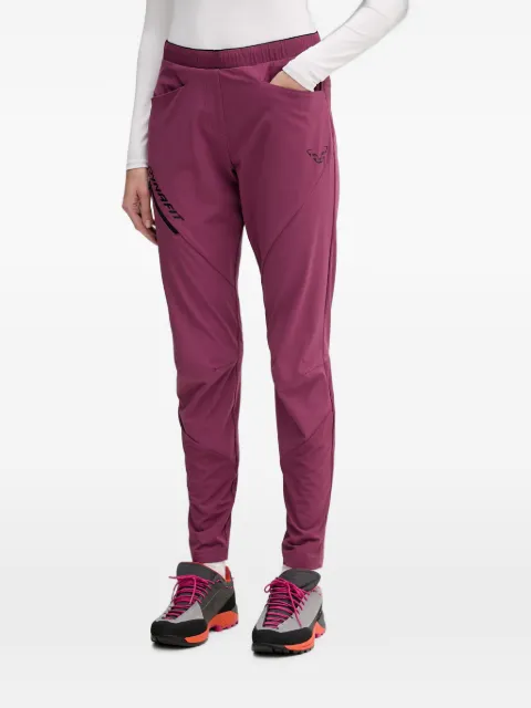 DYNAFIT logo-print panelled track pants Purple 80000072059