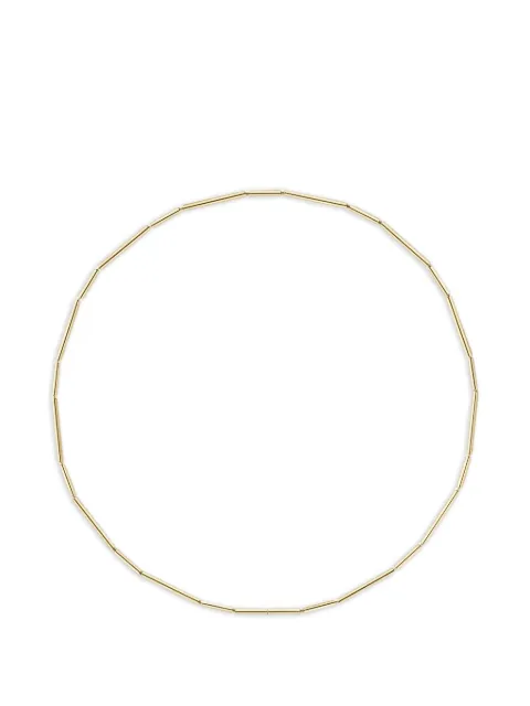 Shihara Construction Lines chain-link necklace Gold 05801NY425