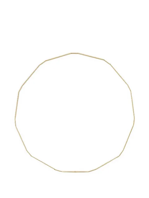 Shihara Construction Lines chain-link necklace Gold 05802NY585
