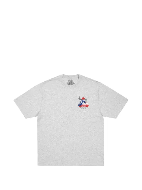 Palace graphic-print T-shirt Grey P0123