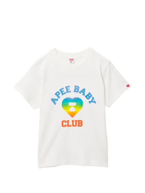 APEE™ by *A BATHING APE® Camo heart graphic T-shirt White 0PXTEAS487A6QWHX00S