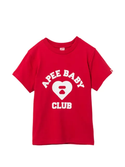 APEE™ by *A BATHING APE® club graphic T-shirt Red 0PXTEAS485A6QBDX00S