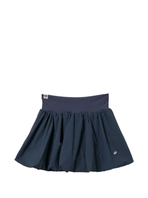 APEE™ by *A BATHING APE® logo patched mini skirt Blue 0PXSKAS168A6QNYX00S