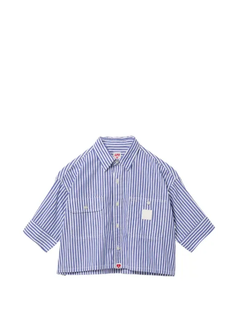 APEE™ by *A BATHING APE® striped shirt Blue 0PXSRAS132A6QBLX00S