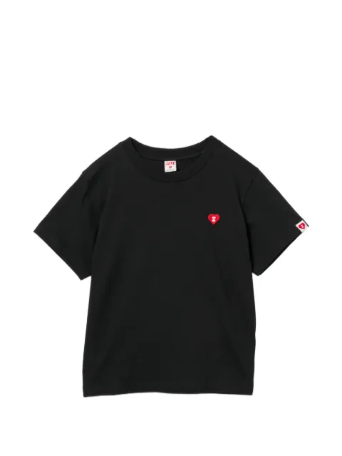 APEE™ by *A BATHING APE® heart-patch T-shirt Black 0PXTEAS455A6QBKX00S