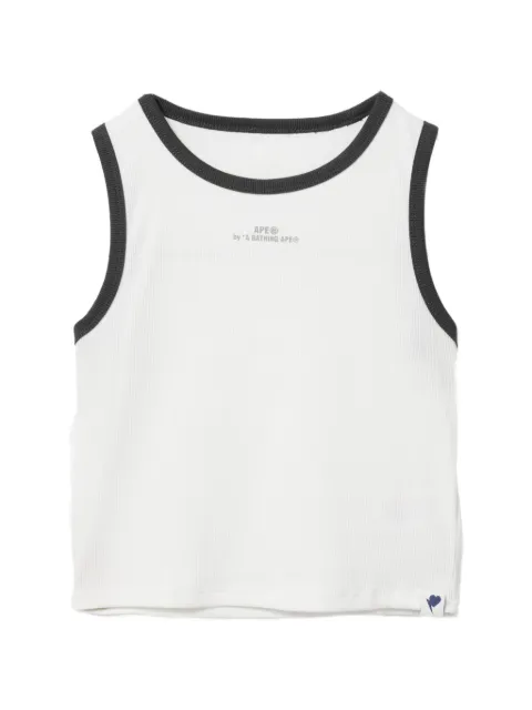 APEE™ by *A BATHING APE® logo printed top White 0PXVTAS441A6QIVX00S
