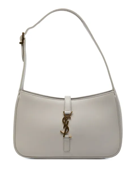 Saint Laurent Pre-Owned 2022 Smooth Calfskin Le 5 a 7 shoulder bag Grey Y255I8SS1JPJKHDU