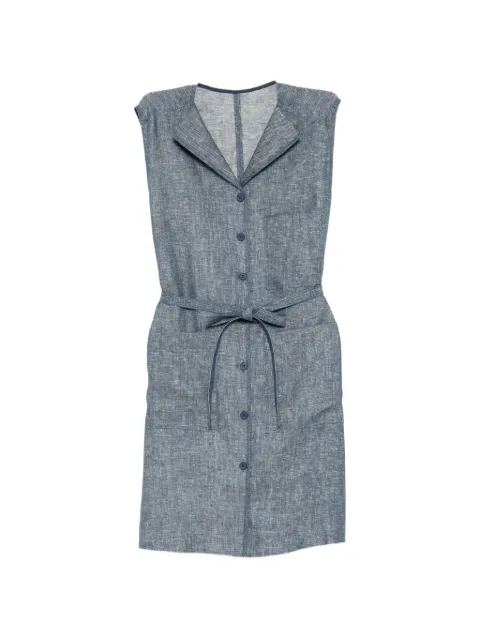 LESS V-neck sleeveless dress Blue 2Q5G15460