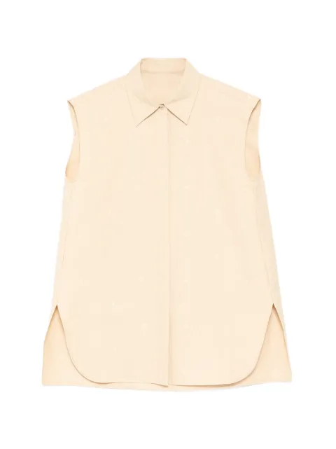 LESS beaded-embroidered vest Neutrals 2Q5213070