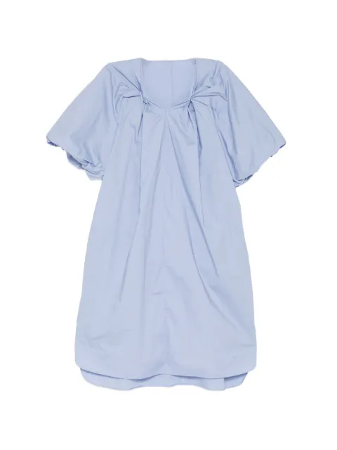 JNBY V-neck ballon-sleeve dress Blue 5Q4G11080
