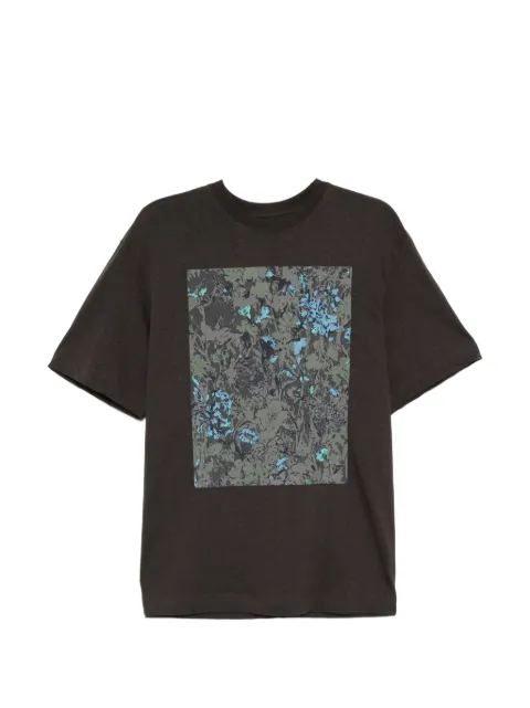 JNBY floral-print T-shirt Brown 5Q5110370